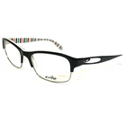 Oakley Eyeglasses Frames Irreverent OX1062-0152 Black Peppermint White 52-18-139 New. Price: $99.99.