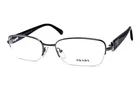 Prada Vpr 52N 5AV-1O1 Silver Size 55/18/135 Spring Hinge Italy Eyeglasses New. Price: $148.00.