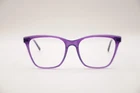 Eyebuydirect Luminescence Square Full Rim Eyeglass Frames Purple 52-17-140 New*. Price: $23.40.
