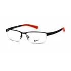 Nike Unisex Eyeglasses Satin Black Fade Half Rim Rectangular Frame 8098 007 New. Price: $46.88.