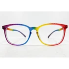 Zenni Rainbow Eyeglasses Frames 2035829 Square Full Rim Pride Multi Color 27540 Pre-owned. Price: $15.99.