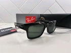 New Ray-ban Inverness Sunglasses RB2191 Black Frame With Green Lens. Price: $75.00.