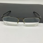 Oakley Eyeglasses OX3187-0251 Conductor 0.5 Pewter Half Rim Metal 51-18 137 Pre-owned. Price: $39.00.