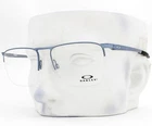 Oakley Half Rim Voon Eyeglasses OX3026-0355 Polished Stone Blue W/case New. Price: $139.50.