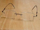 Silhouette 7534 50 6082 Titanium Black Rimless Frames Only Austria 19-145 Pre-owned. Price: $49.00.