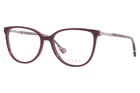Yalea Evonne VYA012 09FD Eyeglasses Frame Women's Solid Wine Red Full Rim 54MM New. Price: $114.95.
