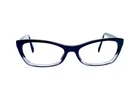 Prada Black Clear Gray Cat Retro Eyeglasses Italy VPR15P ZYY-101 53 16 135 Pre-owned. Price: $97.00.
