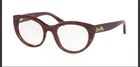 New Authentic Coach HC6132 Eyeglasses In Burgundy Glitter Size 50MM. Price: $55.00.