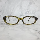 L.a.eyeworks Licks 349 Eyeglasses Brown Rectangular Full Rim Frames 46-15-150 Pre-owned. Price: $43.19.