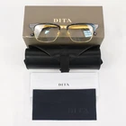 Dita Statesman Three Eyeglass Frames DRX-2064- Dark Grey Swirl/yellow Gold New. Price: $399.99.