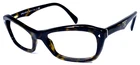 Prada VPR16N 2AU-1O1 Italy Brown Havana Tortoise Eyeglasses Frame 55-18-135 Pre-owned. Price: $104.00.