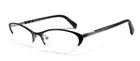 Prada VPR54P FAR-1O1 53MM Black Half-rim Eyeglasses Frames Only Italy Pre-owned. Price: $49.90.