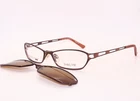 New Takumi T9730 Brown Polarized Eyeglasses Sunglasses W/clip On 53-16. Price: $42.00.