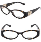Gucci GG1693O Brown Havana Logo Oval Unisex Eyeglasses Optical 52MM 002 New. Price: $214.60.