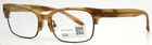 Jins MMF-15A-U287A 80 Beige Stripe Womens Rectangle Eyeglasses 54-17-150 B:36 D New. Price: $34.99.