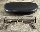 Michael Kors MK307 201 Women Brown Metal Eyeglasses Frame W/case 51-16-135 G1 Pre-owned. Price: $22.99.