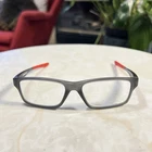 Oakley Crosslink Xs OY8002-0349 Eyeglasses Satin Grey Smoke Frames 49-14-122 Pre-owned. Price: $59.99.