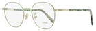 Zegna Geometric Round Eyeglasses EZ5270-H 016 Palladium 53MM New. Price: $129.00.