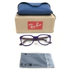 Ray-ban Kids Eyeglasses Frames RB1631 3962 Violet On Rubber Bordeaux 47-16-130 New. Price: $58.79.