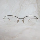 Chaps Eyeglasses Frame CP2004 123 Men's Silver Metal Half Rim Oval 52-20-140 Pre-owned. Price: $15.54.