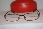 New Authentic Valentino Eyeglasses 5272 Burgundy Rose 030P 51-18 Original Case. Price: $115.00.