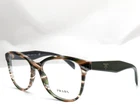 Prada Vpr 12T VAO-1O1 Green Brown Striped Women's Eyeglasses Frames 51-17-140 New. Price: $99.95.