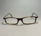 Ray-ban Eyeglasses Rb 5049 2144 Brown Rectangular Frame Italy 17 135 Pre-owned. Price: $19.99.