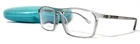 Zenni Optical Eyeglass Frame # 208523 Transparent Gray Plastic Eyewear Pre-owned. Price: $12.99.