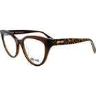 Just Cavalli VJC001 Womens Plastic Eyeglass 0AAK Transparent Dark Brown 51-18 New. Price: $122.47.