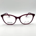 Phoebe P331 Mul True Fit Eyeglass Frames Cat Red Purple Burgundy 52-17-135 New. Price: $59.95.