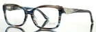 Diva 5571 C.704 Blue Brown Womens Rectangle Eyeglasses 55-17-140 B:37 New. Price: $84.99.
