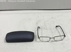 Nautica Men's Black Rectangular Eyeglass Frames N7275 Checkered Arms With Case Pre-owned. Price: $5.99.