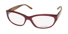 New Vera Wang V903 Glasses 53-15-135 Red Full-rim Plastic Womens Oval Ry. Price: $24.95.