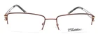 Cadillac Dts 9644 Brown Metal Semi Rimless Rectangular Optical Frame New Vintage. Price: $45.00.