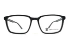 Adin Thomas Eyeglasses Frames AT-514 C1 Shiny Black Rectangle Full Rim 55-17-148 New. Price: $74.99.