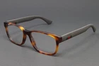 Gucci GG0011O 002 Men's Eyeglasses Havana Brown Transparent 53MM Authentic New. Price: $190.52.