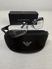 Emporio Armani Eyeglasses, Frames Only, Ea 1052 3094 Black/silver, 53-17-140 New. Price: $90.00.