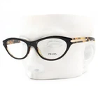 Prada Eyeglasses Vpr 18P NAI-1O1 Black On Yellow Tortoise 54MM No Case New. Price: $85.00.