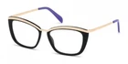 Emilio Pucci Ep 5093 005 Black Gold Plastic Eyeglasses Frame 54-16-140 Cat New. Price: $143.60.