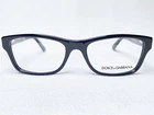 New Dolce & Gabbana DG3208 2525 Womens Black Rectangle Eyeglasses Frames 52/17. Price: $147.99.