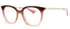 New Prada VPR11T VX5-1O1 51MM Pink And Gold Eyeglasses Frames Only Italy. Price: $149.90.