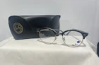 New Ray Ban Clubround RB4246V 5885 Havana/light Blue Eyeglasses Frames 49/19 140. Price: $80.00.