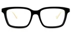 Gucci GG0964O 005 55MM Black Beige Eyeglasses Frames Only Italy Pre-owned. Price: $84.81.