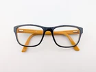 Calvin Klein Eyeglasses, Frames Only, CK18540 410, 54-17-145, Plastic, Blue/gold Pre-owned. Price: $39.99.