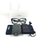 Prada Sunglasses VPR09Z 1AB-1O1 Polished Black Butterfly Full Rim 51-17-140 New. Price: $299.99.