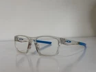 Oakley Ox 8078-0654 Hyperlink Square Clear Blue Eyeglasses Frame 54-18-140 Pre-owned. Price: $129.99.