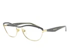 Prada VPR55R QE3 1O1 Cat Black Gold Eyeglass Frames 53 17 140 Pre-owned. Price: $99.99.