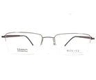 Bioeyes Eyeglasses Frames X1 COL.186 Red Silver Rectangular Half Rim 52-17-145 New. Price: $95.05.