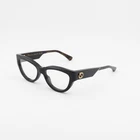 Gucci GG1665O 001 Black 50MM Eyeglasses New Authentic. Price: $221.39.