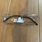 Via Milano Ernest Brown Eyeglass Frames 55 18 145 (B-28) New. Price: $17.99.